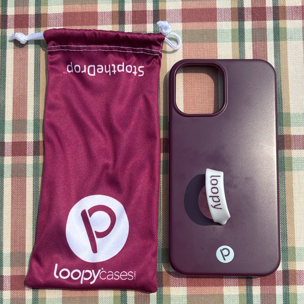 Loopy Case Maroon iPhone 12 Pro Max